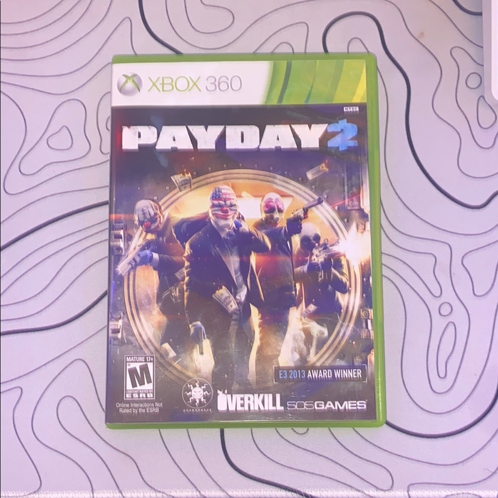 360 Payday 2 Game - Green Case